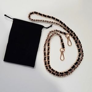 48" Gold & Black Chain, Non-Branded, Excellent Quality Chain